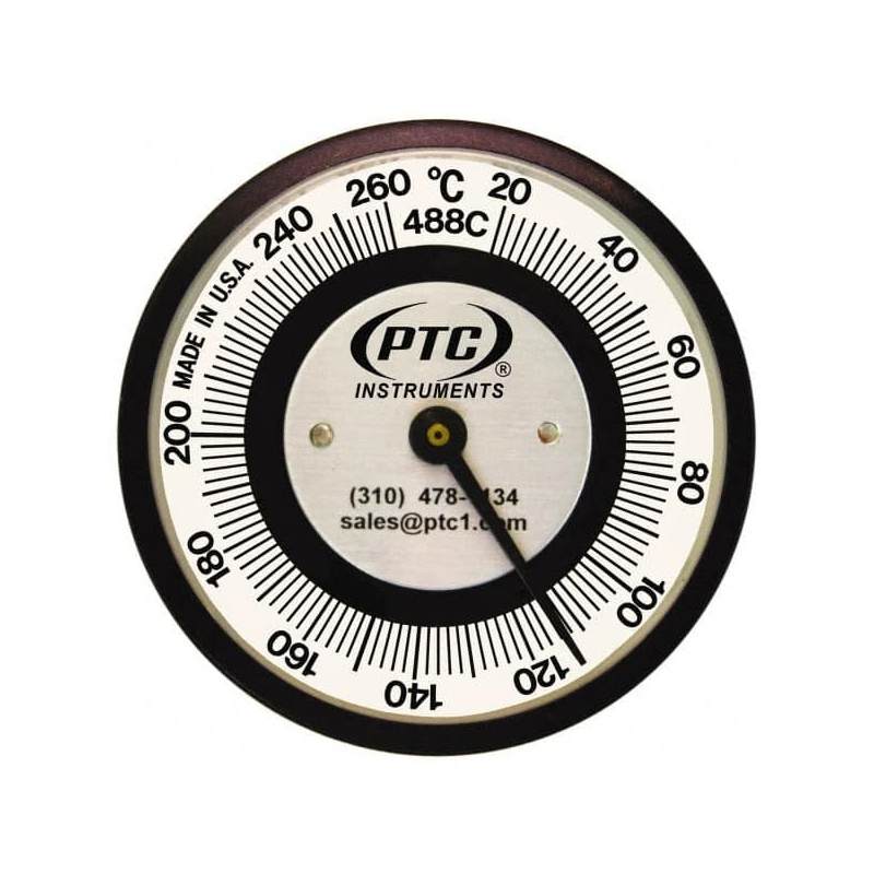 Пружинный термометр для поверхности труб PTC Instruments 488C