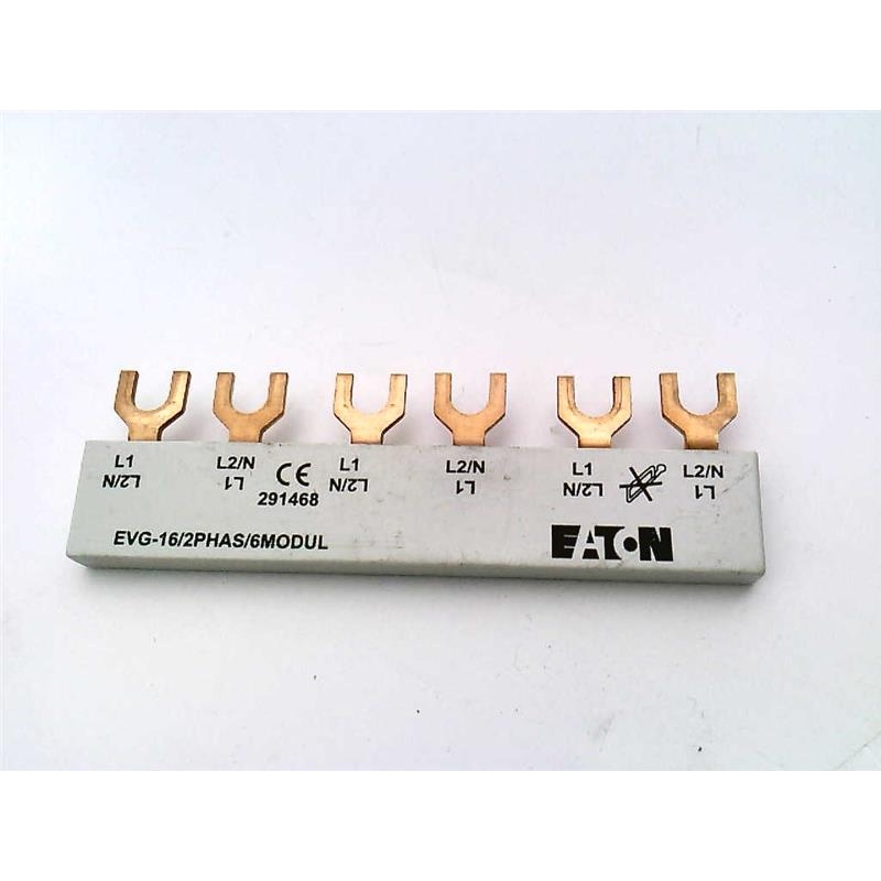 Шины для автоматических выключателей Eaton EVG-16/2PHAS/6MODUL