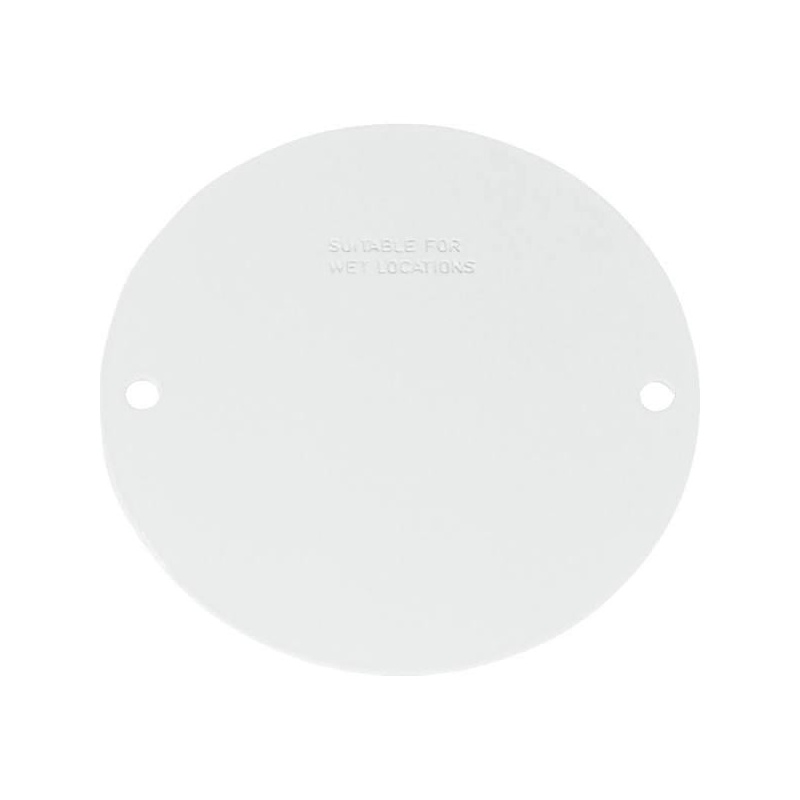 Крышка круглой металлической электрической коробки Sigma Electric 14241WH