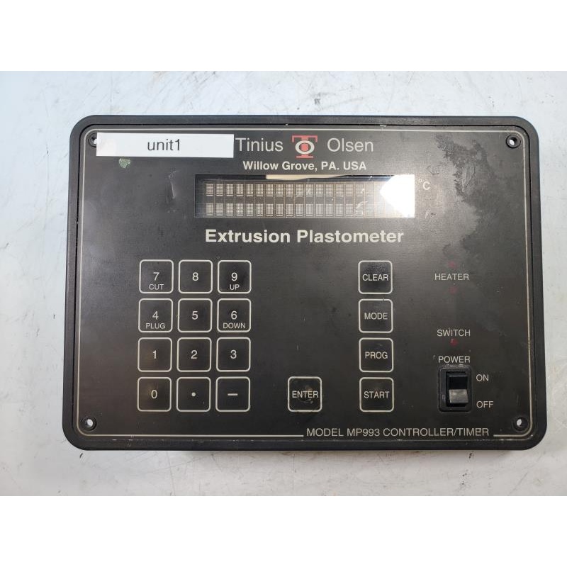 Экструзионный пластометр Tinius Olsen MP993