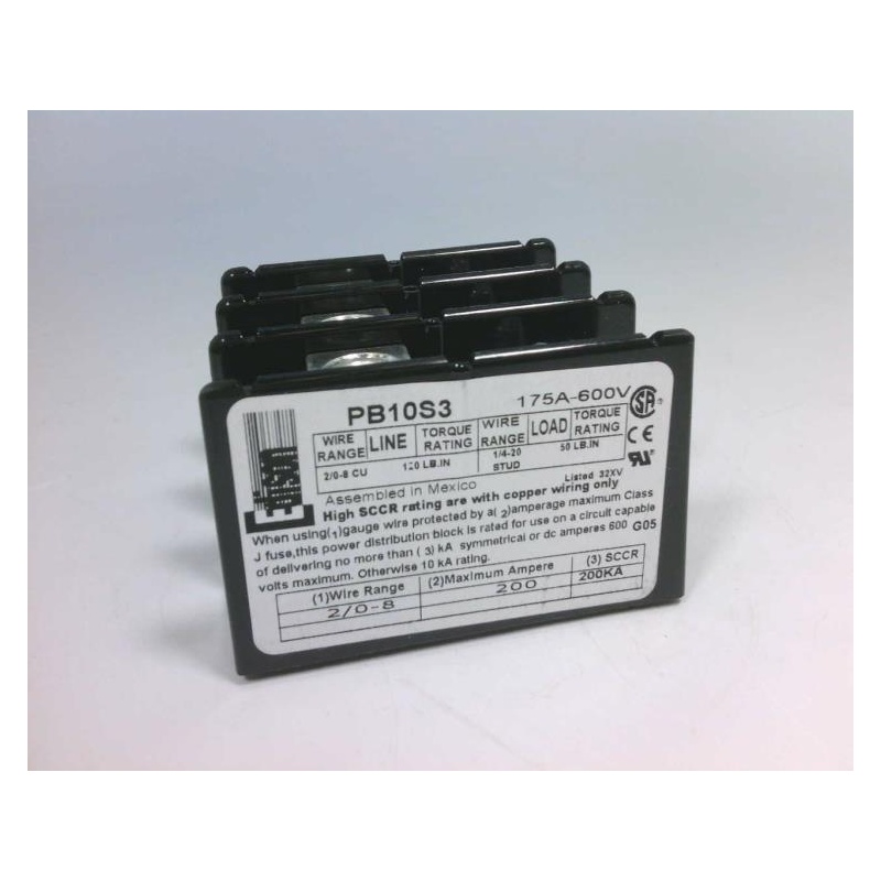 Открытый блок распределения питания Eaton PB10S3