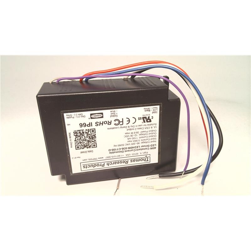 Светодиодный драйвер постоянного тока Thomas Research LED40W-036-C1100-D