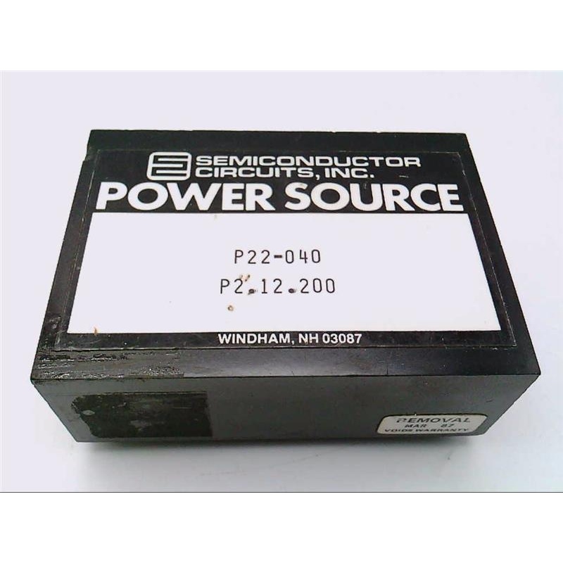 Источник питания переменного/постоянного тока Semiconductor Circuits P22-040