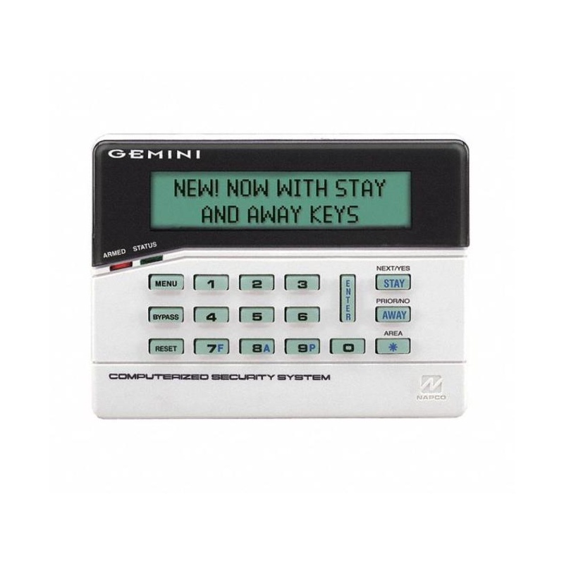 Контроль сигнализации Napco Security GEM-RP8LCD