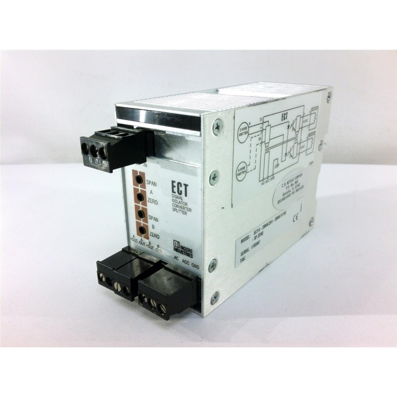 Изолятор сигнала Moore Industries ECT/4-20MA/2X4-20MA/117AC/-RF
