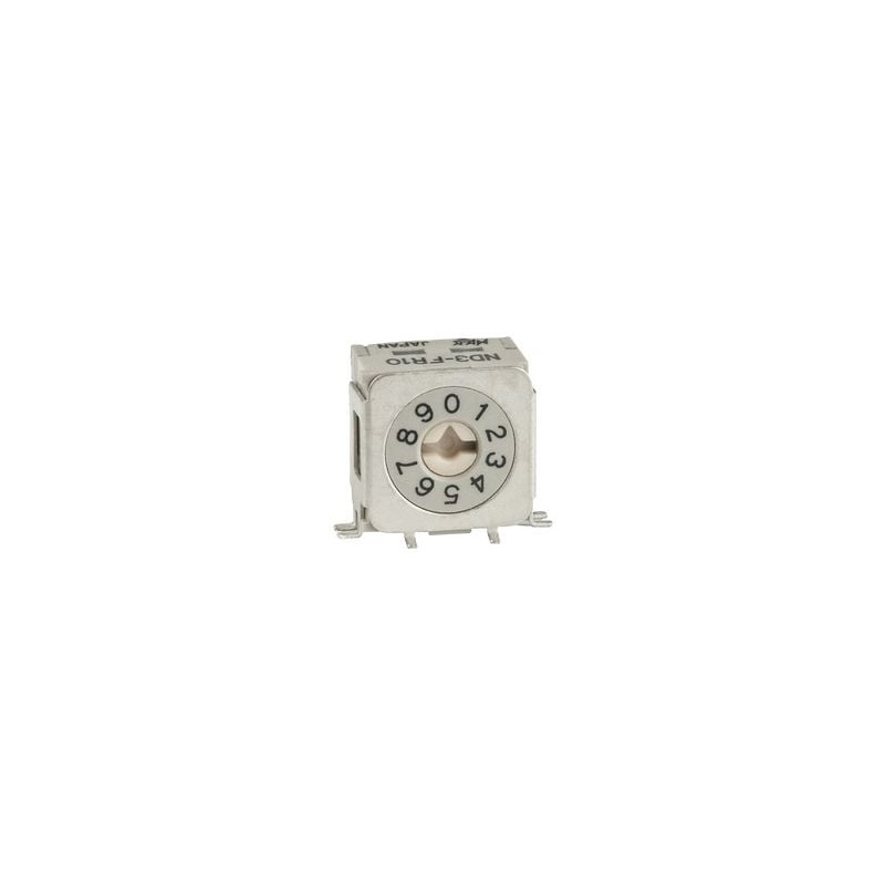 Поворотный переключатель NKK ND3-FR10P-TP