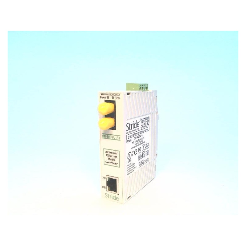 Промышленный неуправляемый медиаконвертер ETHERNET STRIDE SE-MC2U-ST