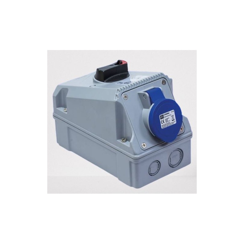 Розетка с блокировкой K73601BLU