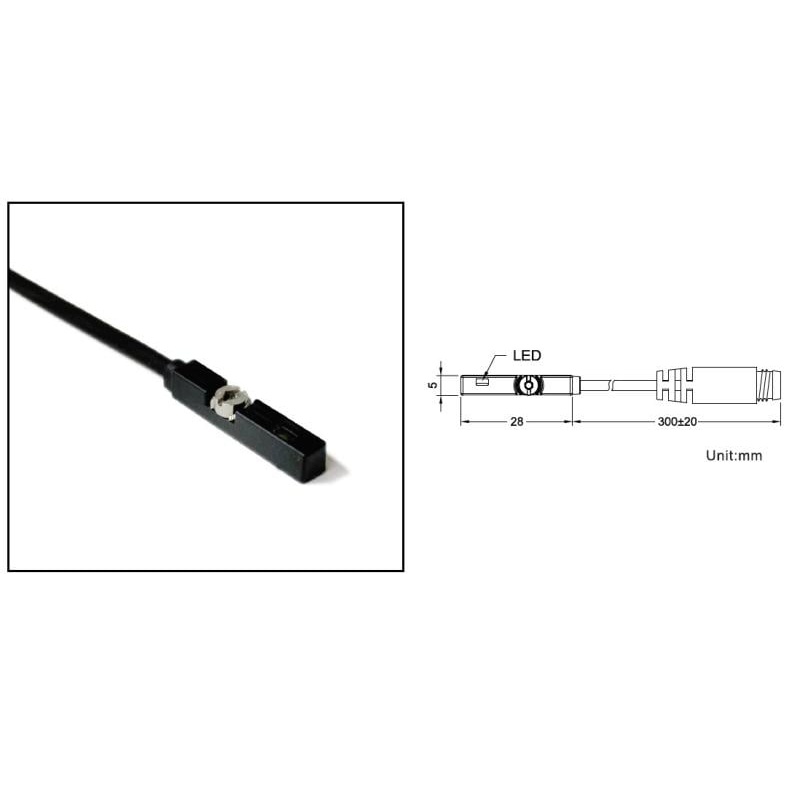 Датчик цилиндра с T-образным пазом Radwell RAD08237