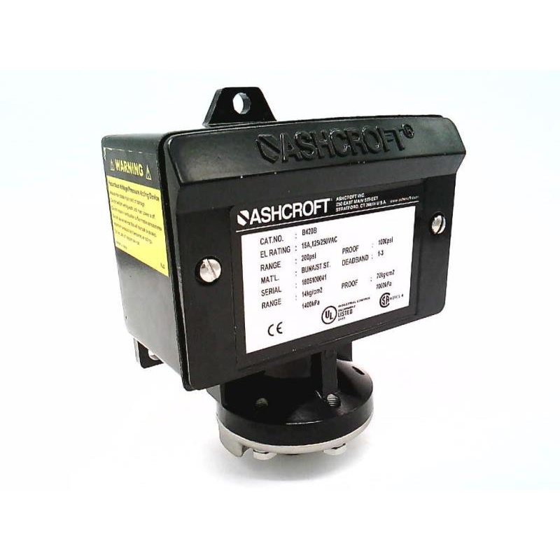 Реле давления Ashcroft B420B-200PSI