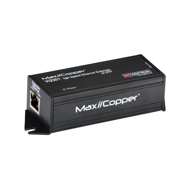 Однопортовый высокоскоростной удлинитель ETHERNET по UTP Vigitron VI2301A