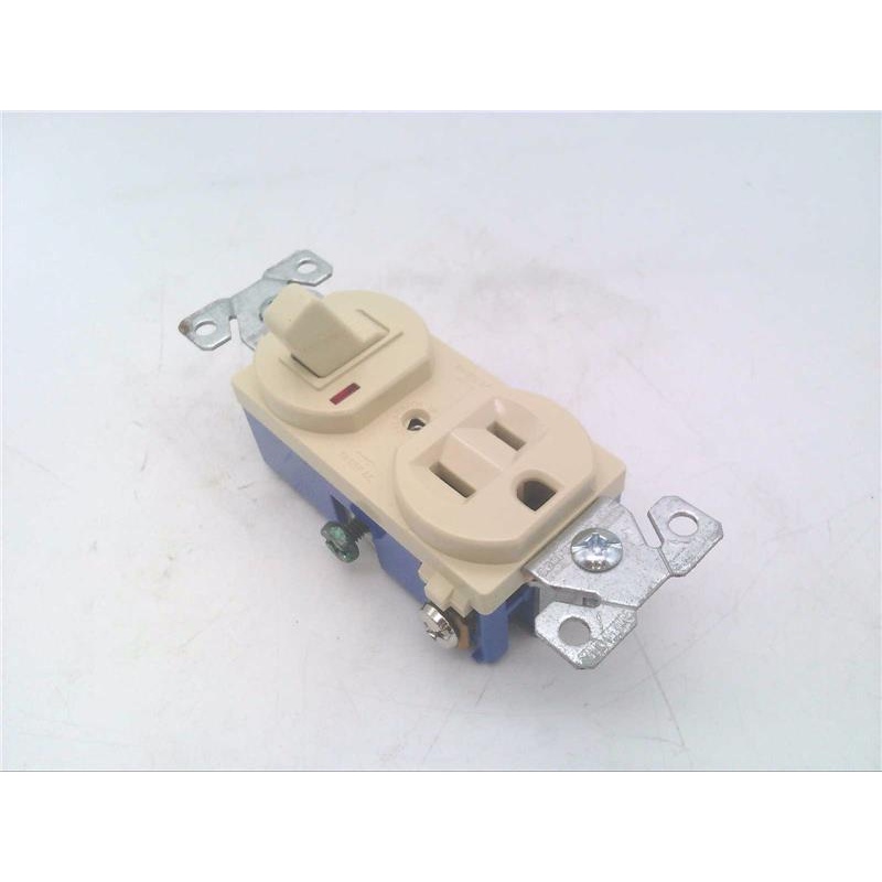 Выключатель и розетка с заземлением Eaton 274V-BOX