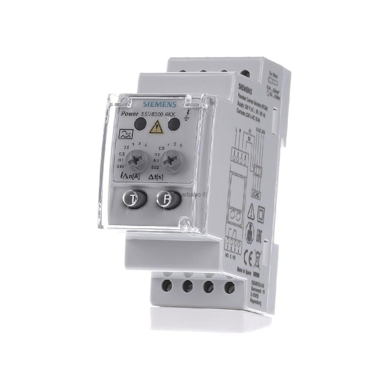 Устройство контроля дифференциального тока Siemens 5SV8000-6KK