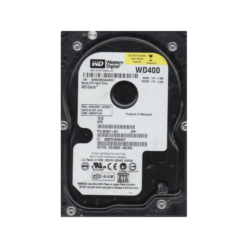 Устройства хранения данных Western Digital WD400BD-60LRA0
