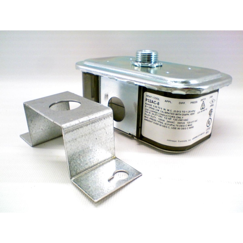 Контроль дифференциального давления Johnson Controls P32AC-8