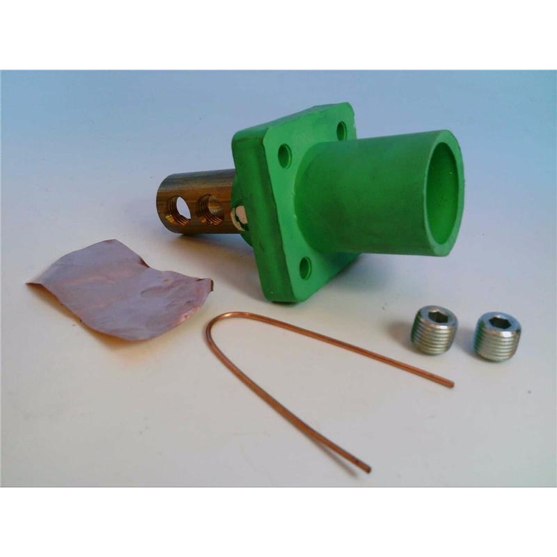 Розетка панельная мужская 205-16R21-G