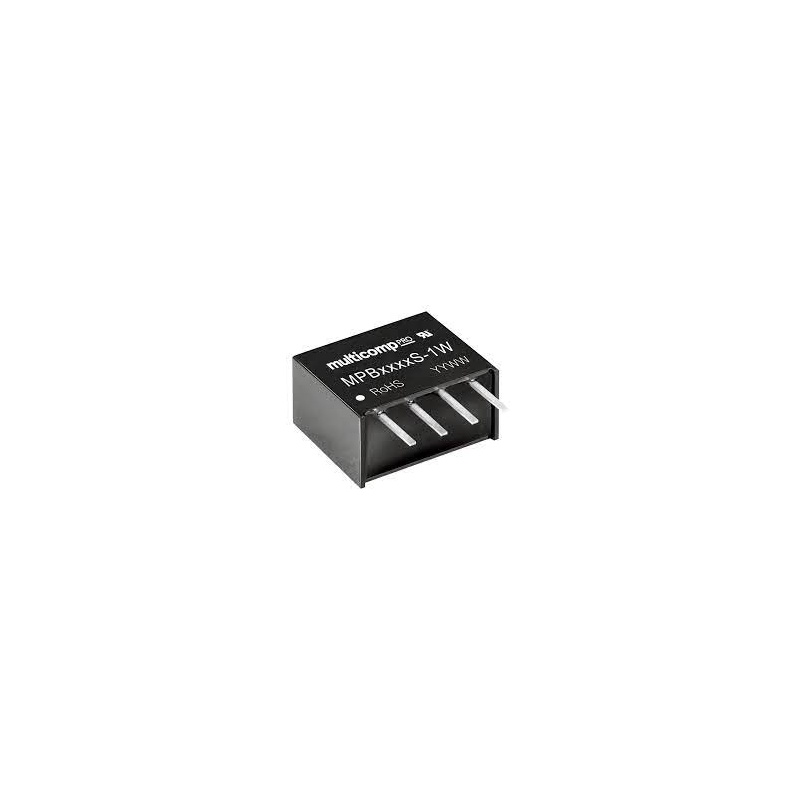 Преобразователь постоянного тока в постоянный Multicomp MPB0505S-1W