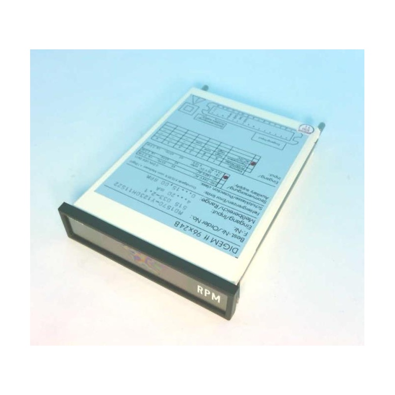 Панельный измеритель DIGEM-FF-96X24-B