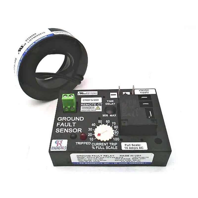Реле замыкания на землю CR Magnetics CR7310-EH-24D-110-X-CD-ELR-R CRGFS-100