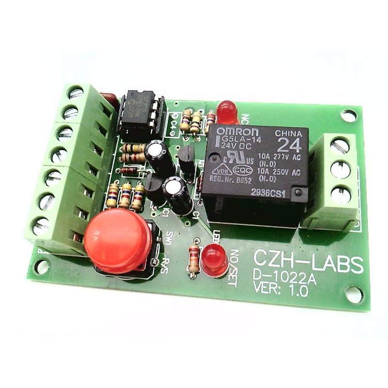 Моргающий выключатель для монтажа на панель CZH-Labs D-1022A