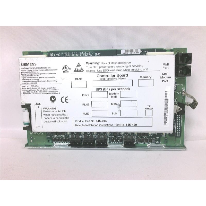 Платы интерфейсов управления Siemens 545-794