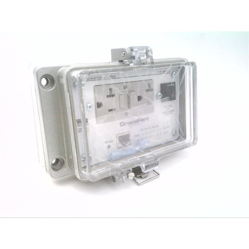 Панельный интерфейсный разъем с коммутатором ETHERNET Grace P-E5-M4RF3
