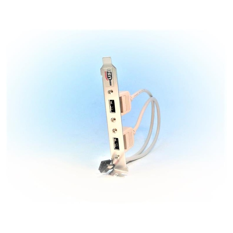Двухпортовый кабель USB с кронштейном IEI Integration Corp CB-USB02-RS