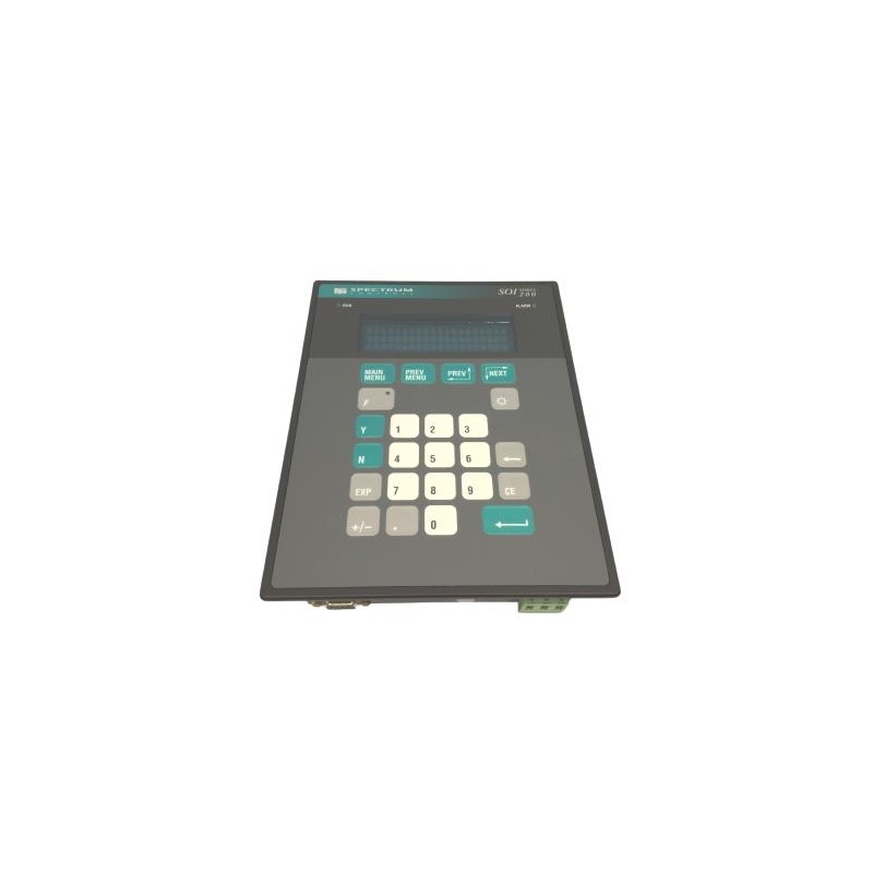 Интерфейс оператора Spectrum Controls SOI-260A-V040N-P1-X