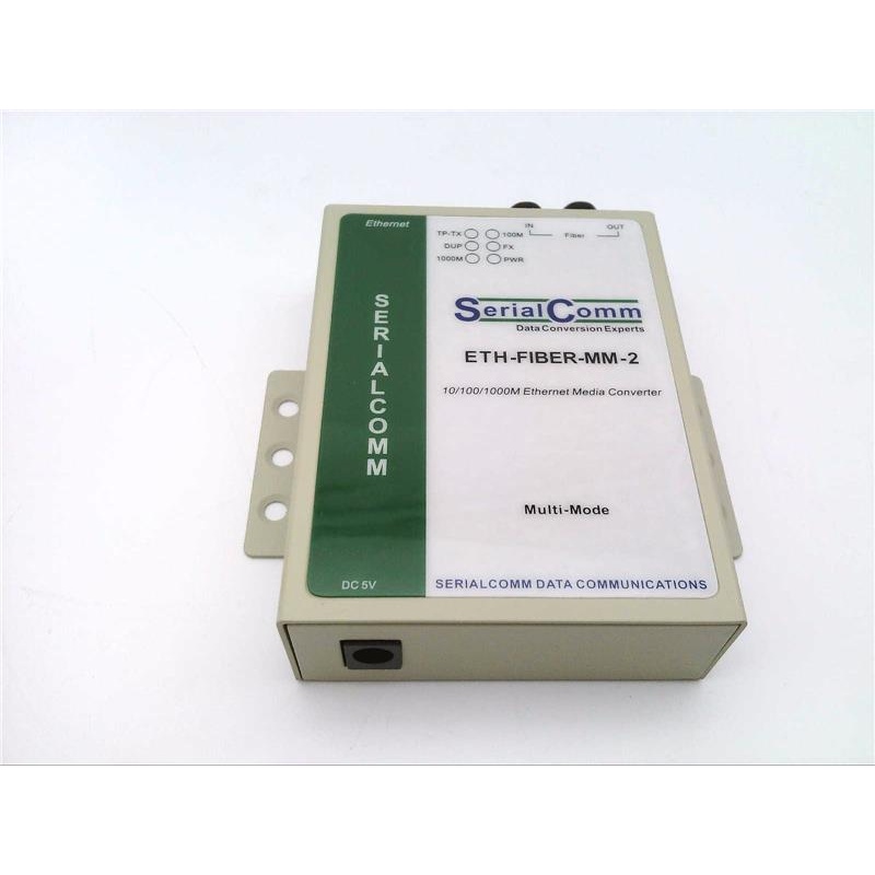 Преобразователь ETHERNET в оптоволокно Serial Comm ETH-FIBER-MM-2