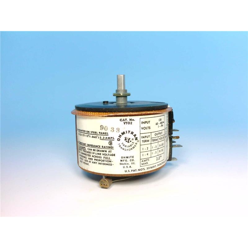Переменный трансформатор Ohmite VT02