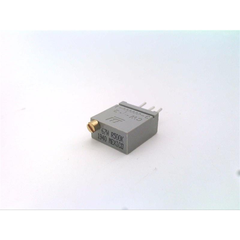 Триммерный потенциометр TT Electronics 67WR500KLF