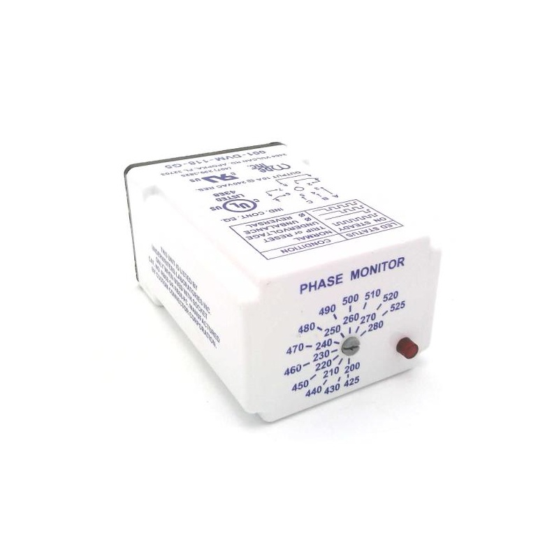 Монитор фазы Motor Protection Elec. Inc 001-DVM-118-G5