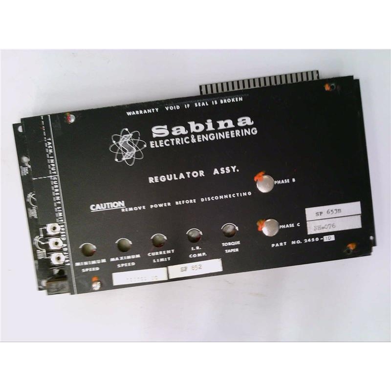 Регулятор в сборе Sabina Electric 2450-1D