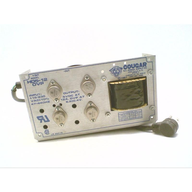 Источники питания Cougar Electronics Corp HD5-12/OVP