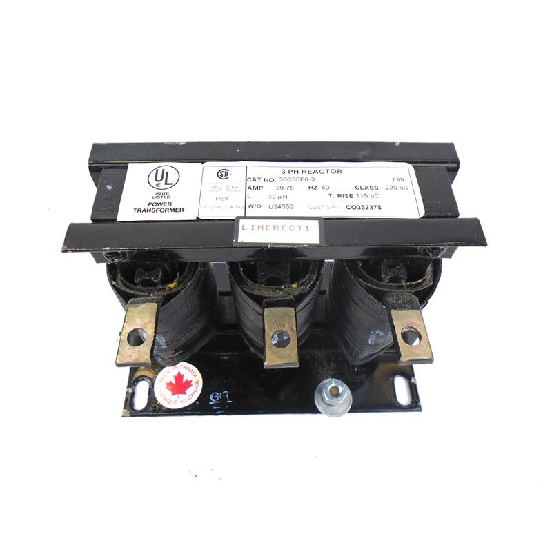 Линейный дроссель Электрические трансформаторы REX Power Magnetics 30C50E6-3