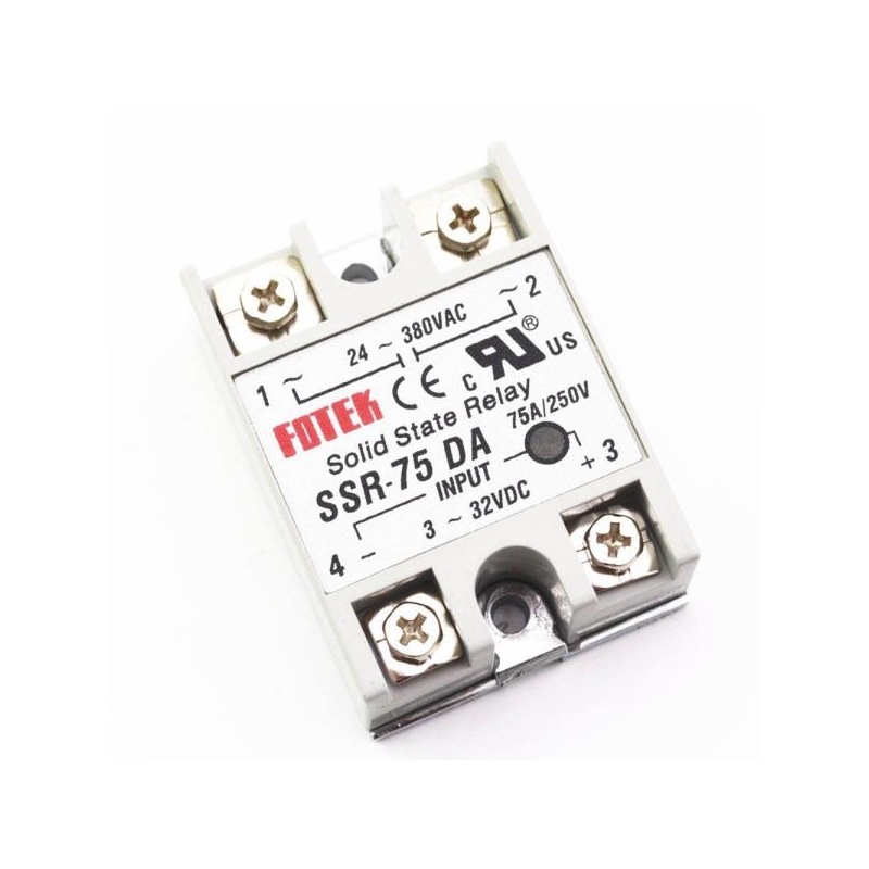 Реле и розетки Fotek SSR-75-DA