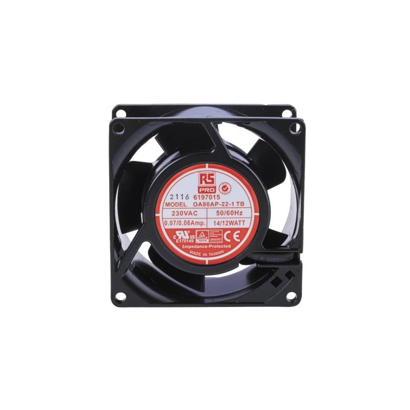 Вентилятор RS PRO 619-7015