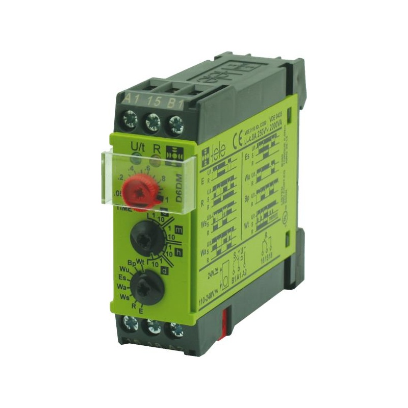 Электронные таймеры и счетчики Tele Controls D6DM