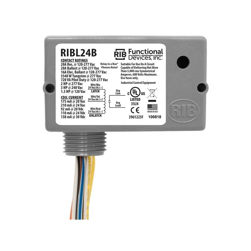 Реле с механической защелкой RIBL24B