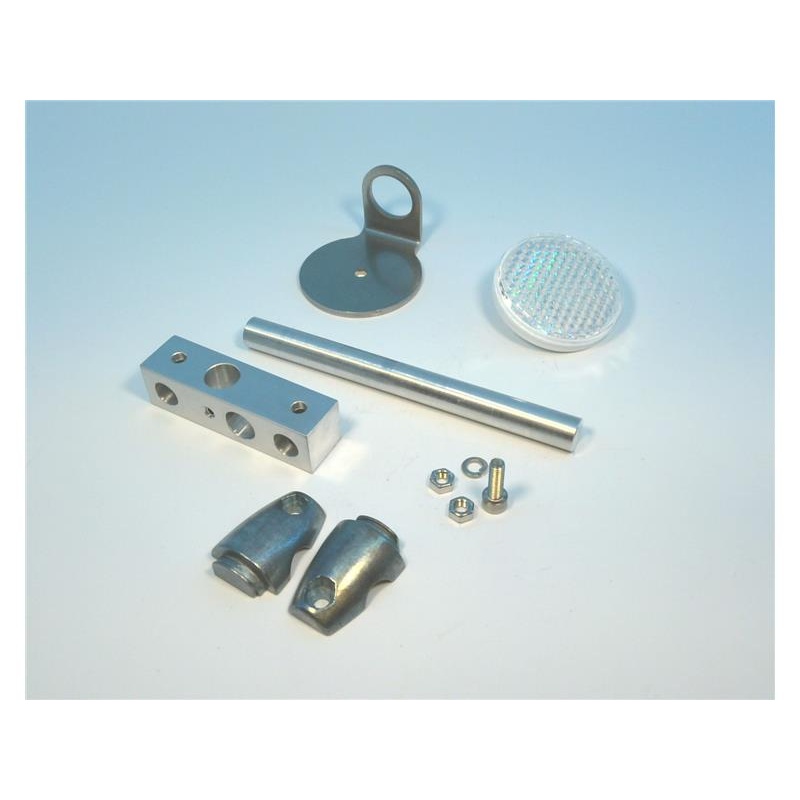 BRKT, 50MM REFL, EXTRUDE RAIL-UE0004