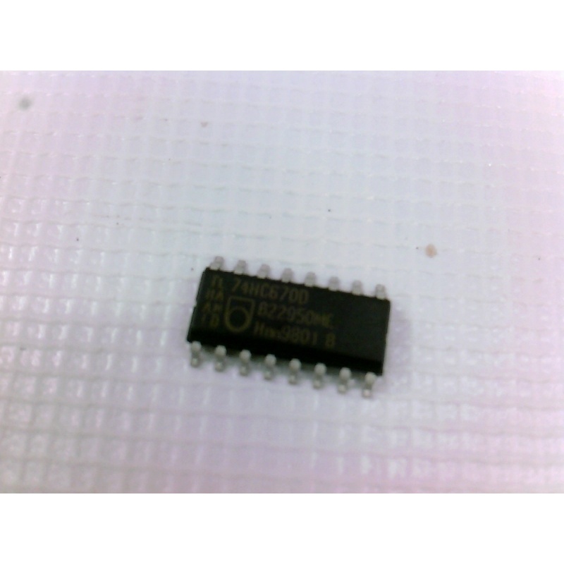 Регистр сдвига 74HC670D,652