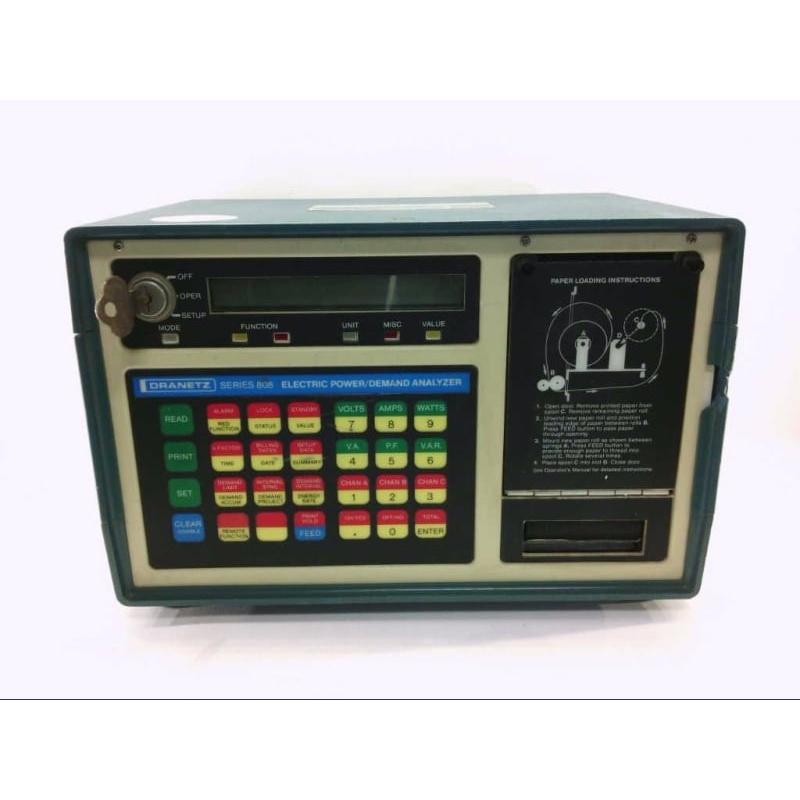Анализатор электрической мощности/потребления Dranetz 808