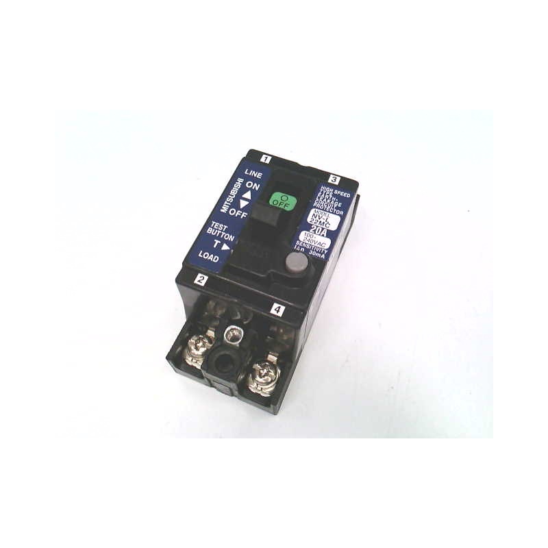 Автоматический выключатель NV-L22MC 2P 20A 100-240V 30MA