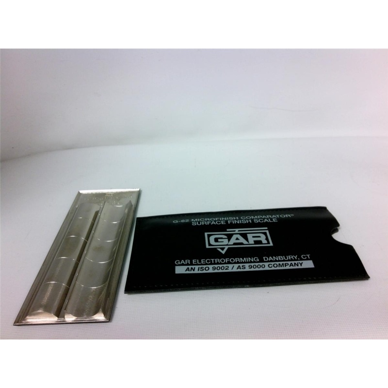 Компаратор шкала чистоты поверхности микродюймы GAR Electroforming G-62